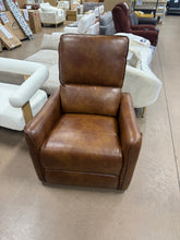 Ivy Bronx 32.3" Wide Power Recliner PU Leather 270° Swivel and Rocker Recliner with USB Port