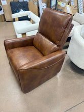 Ivy Bronx 32.3" Wide Power Recliner PU Leather 270° Swivel and Rocker Recliner with USB Port