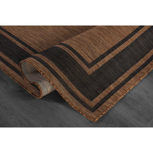 Waikiki Golden Brown Indoor/Outdoor Rug, 10’ x 8’! (NEW)