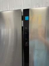 Hamilton Beach 20.6 Cu. Ft. Side By Side Frost Free Refrigerator with Integrated Digital Display, Platinum