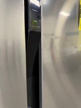 Hamilton Beach 20.6 Cu. Ft. Side By Side Frost Free Refrigerator with Integrated Digital Display, Platinum