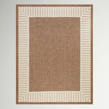 Derrymore Indoor / Outdoor Rug, Brown/Cream - 8’ x 10’! (NEW)