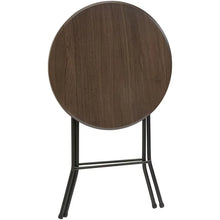 Mainstays 31" Round High-Top Folding Table, Walnut**New**