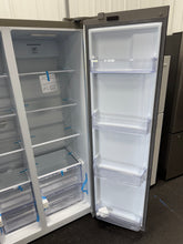 Hamilton Beach 20.6 Cu. Ft. Side By Side Frost Free Refrigerator with Integrated Digital Display, Platinum