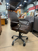 Moe's Home Collection Executive Office Chair Dark Brown Leather