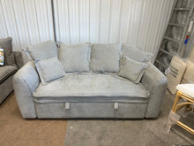 PLUSH PULL-OUT SLEEPER SOFA BED!! (BRAND NEW – LIGHT GRAY!)