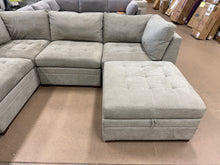 HUGE 6-PIECE MODULAR SECTIONAL WITH STORAGE OTTOMAN!! (BRAND NEW – MINOR SHIPPING BLEMISH)