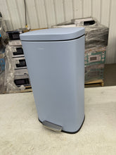 happimess Curtis 8-Gal. Step-Open Trash Can, Tide Pool Blue- brand new