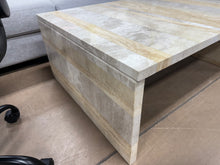 Rosa Rosso Levanto Marble Outdoor Coffee Table! (NEW - ALL REAL MARBLE)