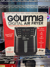 Gourmia 4-Quart Digital Air Fryer with 12 One-Touch Presets,Black!! NEW IN BOX!!