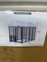 HomLux Metal Yard Kennel With Door