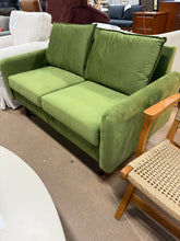 Marick Wide Velvet Round Arms Small Apartment Loveseat