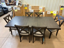 Westen Dining Table and 6 Chairs! (NEW & ASSEMBLED - MINOR SCRATCHES FROM SHIPPING)