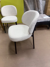 Colamy Set of 2 Beige Upholstered Dining Chair with Metal Frame - WE DO NOT SHIP!!