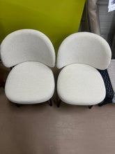 Colamy Set of 2 Beige Upholstered Dining Chair with Metal Frame - WE DO NOT SHIP!!