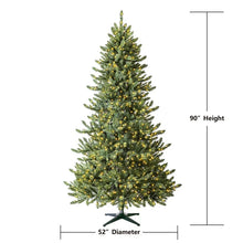 7.5 ft Pre-Lit Milford index Pine Artificial Christmas Tree, Clear Micro-Dot LED Lights, by Holiday Time**New in box**
