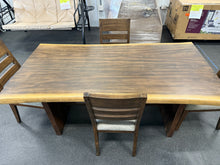 Whitney 5Pc Live Edge Dining Set! (NEW - SCRATCHED)