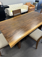 Whitney 5Pc Live Edge Dining Set! (NEW - SCRATCHED)