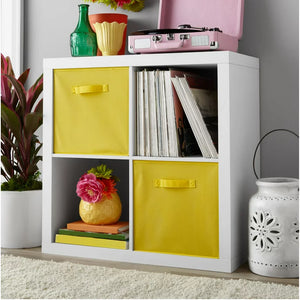Better Homes & Gardens 4-Cube Storage Organizer, White Texture**New in box**