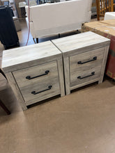 SET OF 2! - Cambeck Whitewash 2-Drawer 21.69 in. W Nightstands- new -