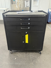 Black 34.3 in. Rolling Metal Tool Cabinet Heavy Duty Garage Storage Lockable Doors 3 Drawers Mobile Workbench Organizer - WE DO NOT SHIP!!
