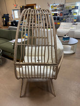 Better Homes & Gardens Bellamy Round Wicker Outdoor Egg Chair, Beige!! NEW AND ASSEMBLED!!