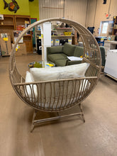 Better Homes & Gardens Bellamy Round Wicker Outdoor Egg Chair, Beige!! NEW AND ASSEMBLED!!