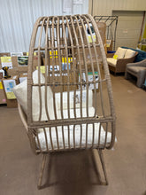 Better Homes & Gardens Bellamy Round Wicker Outdoor Egg Chair, Beige!! NEW AND ASSEMBLED!!