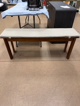 47” Wide Dining Bench W/Removable Cushion! (NEW - CHIPPED)