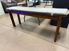 47” Wide Dining Bench W/Removable Cushion! (NEW - CHIPPED)
