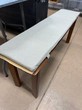 47” Wide Dining Bench W/Removable Cushion! (NEW - CHIPPED)