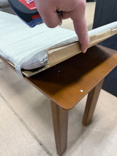 47” Wide Dining Bench W/Removable Cushion! (NEW - CHIPPED)