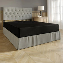 CraftPorch Upholstered Linen Metal Box Spring Black, 7.5”High - Queen! (NEW IN BOX)