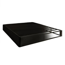 CraftPorch Upholstered Linen Metal Box Spring Black, 7.5”High - Queen! (NEW IN BOX)