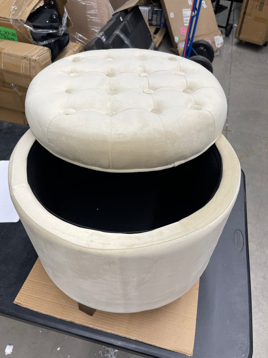 Paymar Upholstered Ottoman- new! – Big Catch Salvage and Thrift