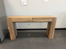 63” RUSTIC WOOD ENTRYWAY CONSOLE TABLE WITH 2 DRAWERS!! (BRAND NEW & ASSEMBLED) - (WE DO NOT SHIP)