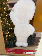 Holiday Time 55" Lighted Paint Your Own Lighted Blow Mold Gingerbread Man! (NEW IN BOX)