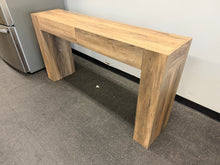 63” RUSTIC WOOD ENTRYWAY CONSOLE TABLE WITH 2 DRAWERS!! (BRAND NEW & ASSEMBLED) - (WE DO NOT SHIP)