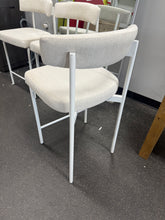 GrandNoor Beige Modern Bar Stools Set of 3, 24 Inch Counter Stools with Curved Backrest, Counter Height Bar Stools for Kitchen Island - WE DO NOT SHIP!!