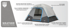 CORE 6-person Lighted Dome Tent- department store return- inspected
