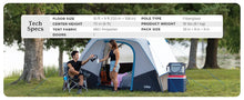 CORE 6-person Lighted Dome Tent- department store return- inspected