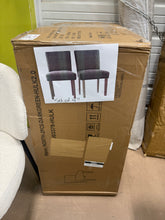 Maison Boucle Set of 4 Moss Green Upholstered Dining Chairs with Wood Legs and Padded Seat for Kitchen Dining Room - WE DO NOT SHIP!!