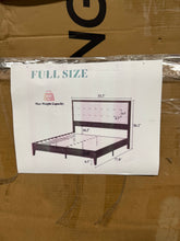Wade Logan Behka Upholstered Platform Bed, FULL, Taupe Finish - WE DO NOT SHIP!!