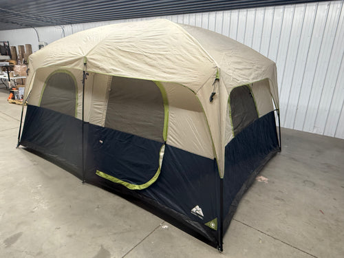 Ozark Trail 14' x 10' Family Cabin Tent, Sleeps 10, 13.5 lbs!! VERY LIGHTLY USED, VERY CLEAN(WE SET UP AND INSPECTED)!!