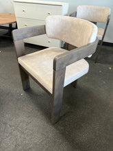 Kriaris Destin Light Gray Polished Microfiber & Walnut Finish Side Chair(SET OF 2)