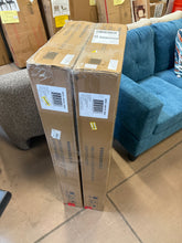 Wellfleet-Barstool 24" Seat/Counter Height - Woven Faux Leather -Black!! BRAND NEW(SET OF 3, 2 in boxes & 1 Assembled)!!