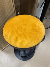 Shunzhi Round Swivel Counter Height Bar Stools Set of 2 Modern Adjustable Barstools Backless Corduroy Bar Chairs Base/Footrest for Kitchen Island/Pub/Bar, Yellow! (NEW)