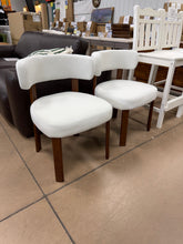 Wooden Dining Chairs,Fabric Upholstered Dining Room Chair Kitchen Chairs (Set of 2)! (NEW & ASSEMBLED)