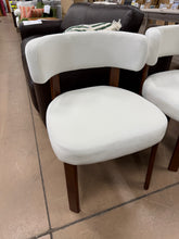 Wooden Dining Chairs,Fabric Upholstered Dining Room Chair Kitchen Chairs (Set of 2)! (NEW & ASSEMBLED)