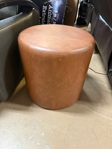 Threshold Bodrum Round Upholstered Ottoman!! BRAND NEW!!